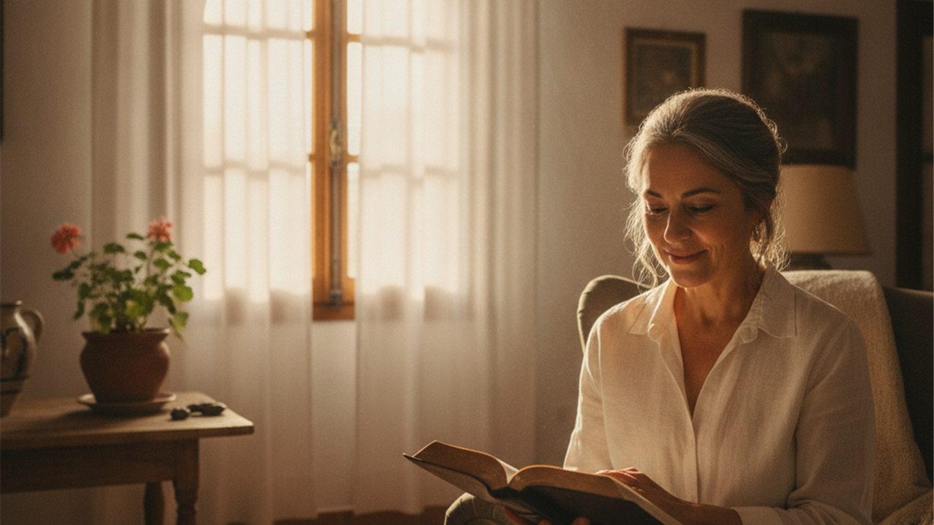 mujer leyendo la biblia promesas de dios