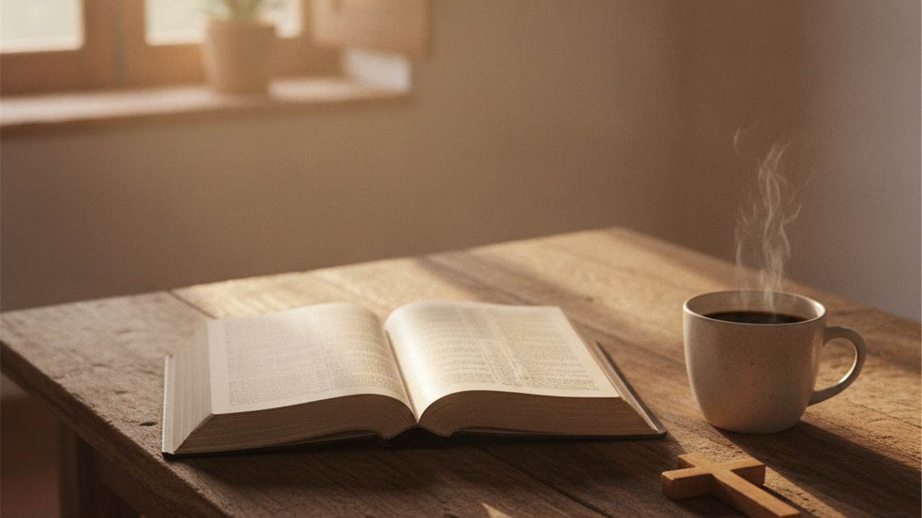 biblia abierta bienaventuranzas amanecer