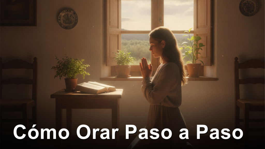 como orar segun la biblia paso a paso