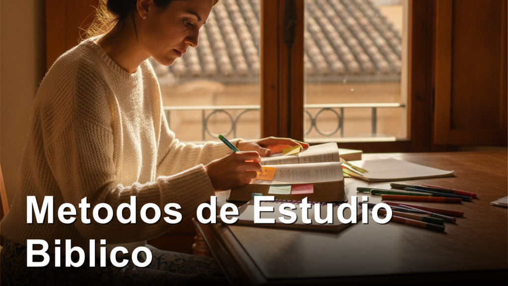 metodos de estudio biblico como entender la Biblia