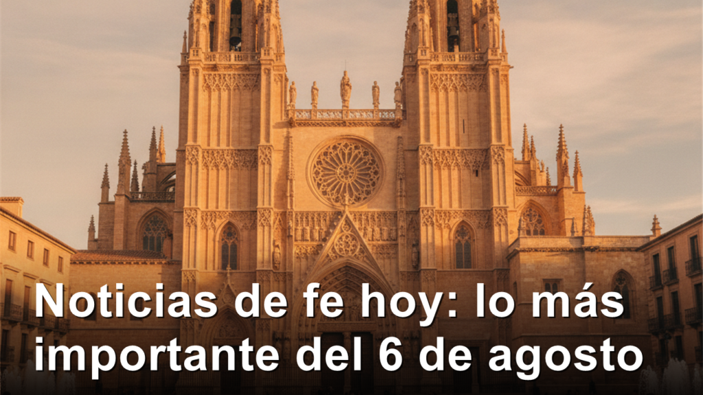 Christian faith news Spain August 6