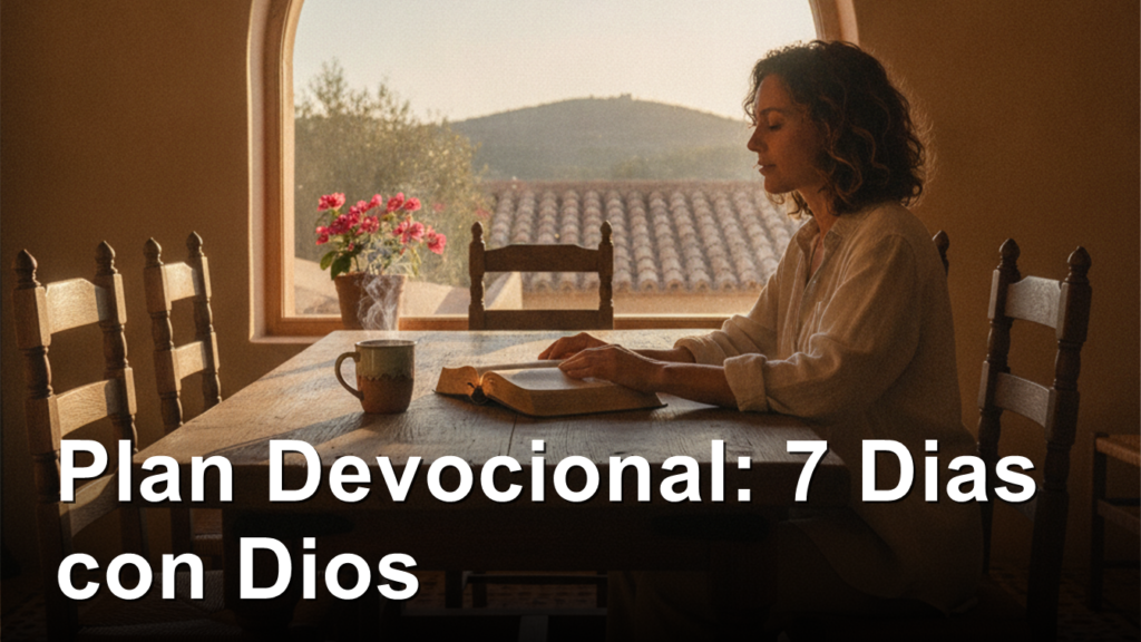 plan devocional 7 dias dios cada manana