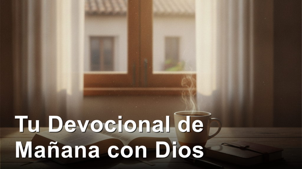 devocional de la manana con Biblia y oracion