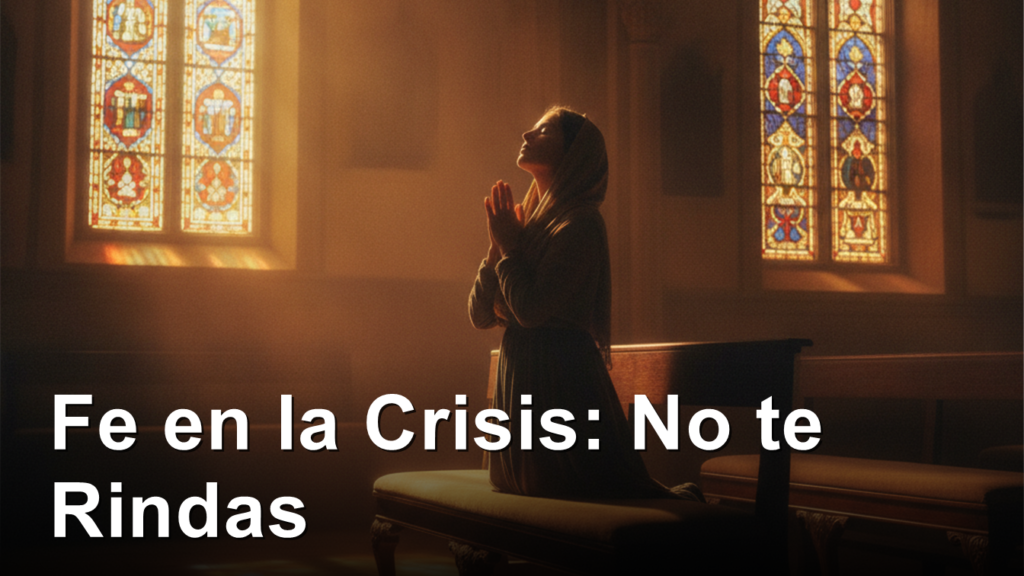 Fe en la crisis versiculos biblicos fuerza