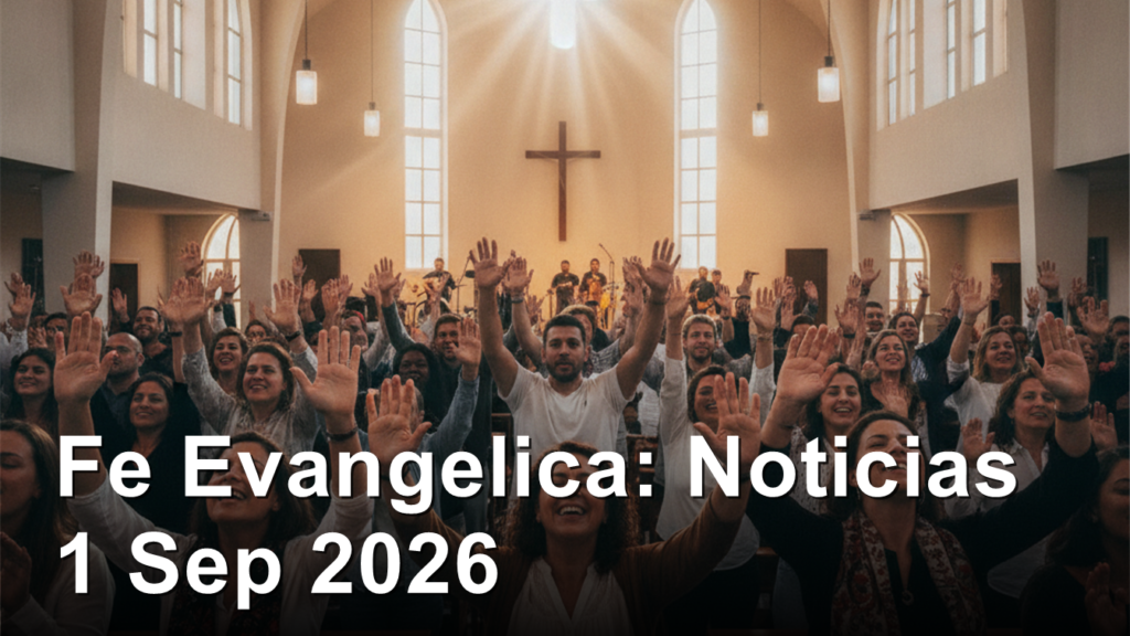 Noticias evangelicas hoy 1 septiembre 2026