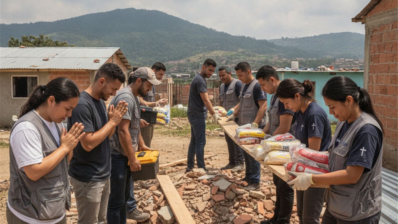 iglesias evangelicas ayuda humanitaria venezuela reconstruccion