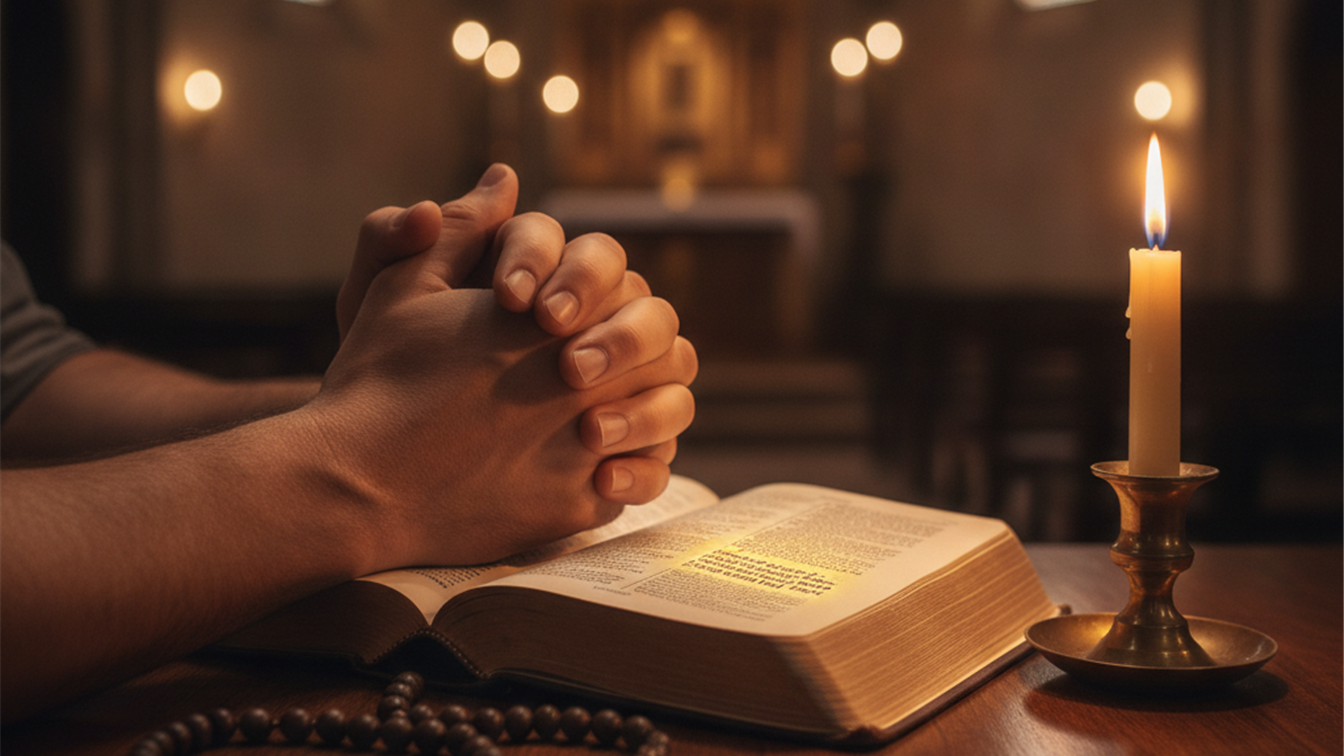 oracion manos Biblia promesas biblicas
