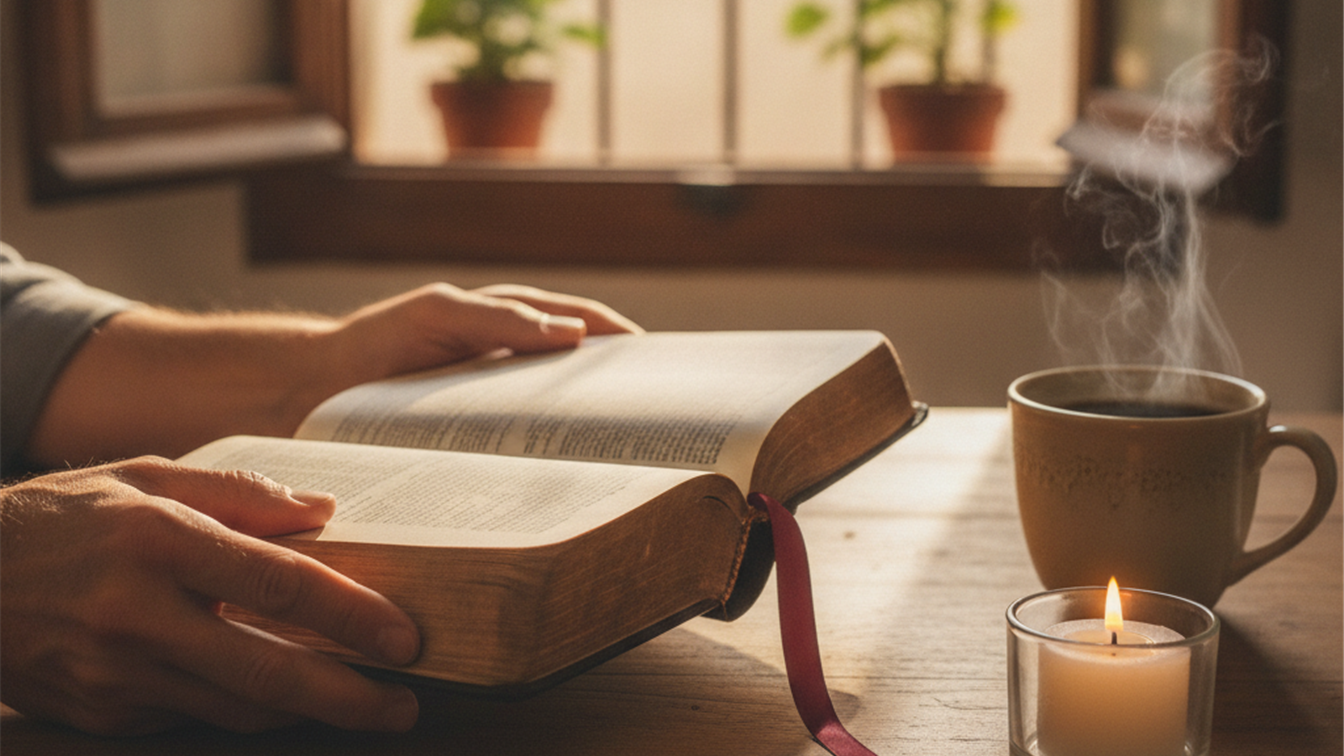 Biblia abierta promesas de Dios