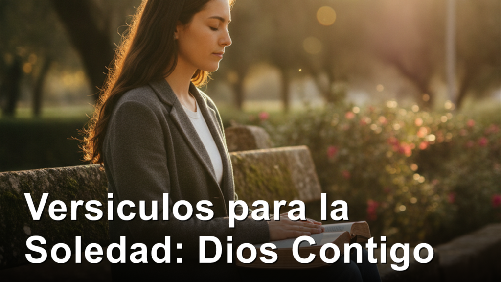 versiculos biblicos para la soledad dios acompana