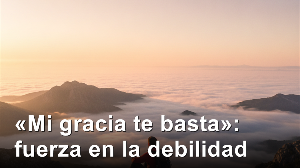 2 Corintios 12:9 mi gracia te basta fuerza en la debilidad
