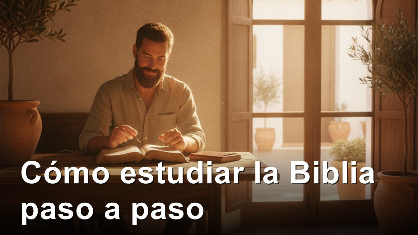 como estudiar la biblia paso a paso