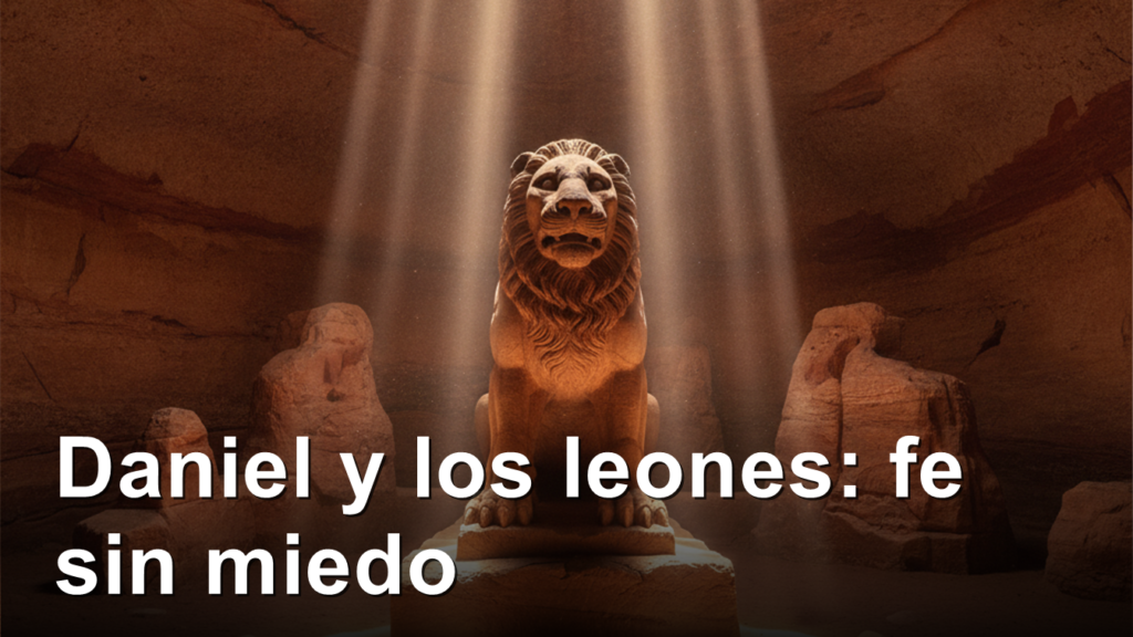 Daniel y los leones fe y valentia