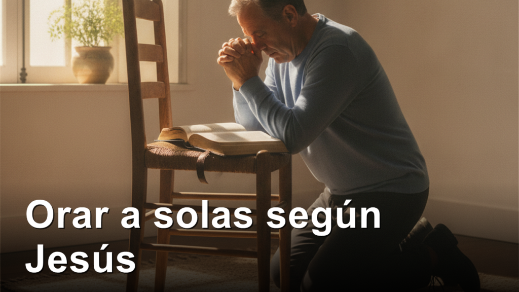 oracion a solas en casa con la Biblia