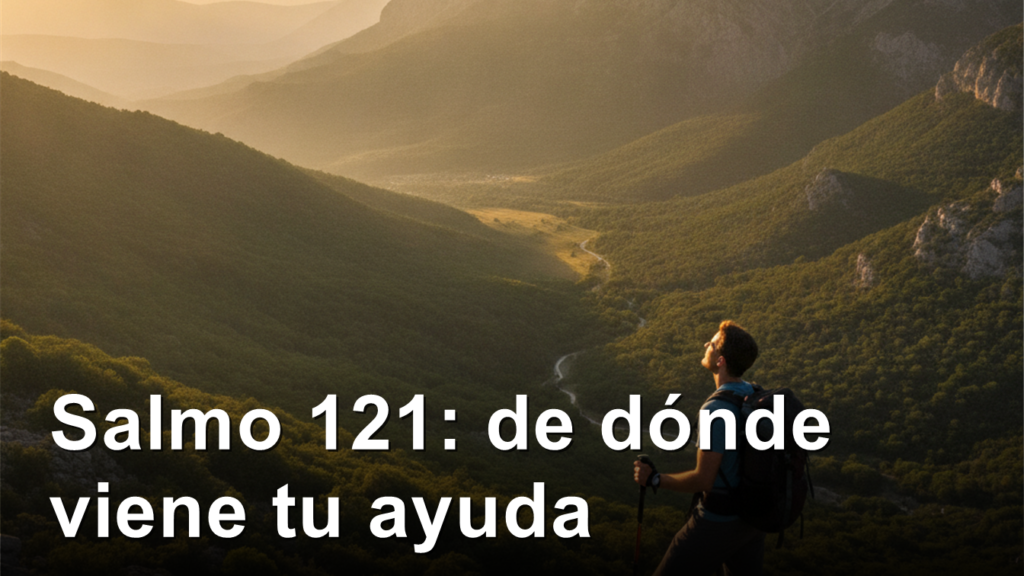 salmo 121 alzare mis ojos a los montes